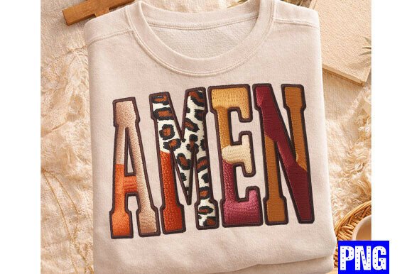 Amen Faux Embroidery PNG Patchwork Review