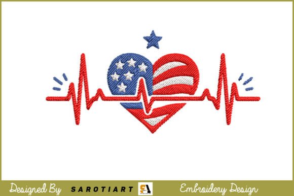 American Heartbeat Embroidery Design Review