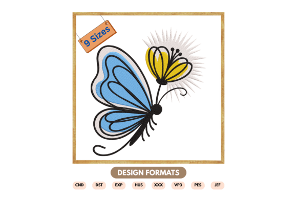 Butterfly Flower Embroidery Design Review