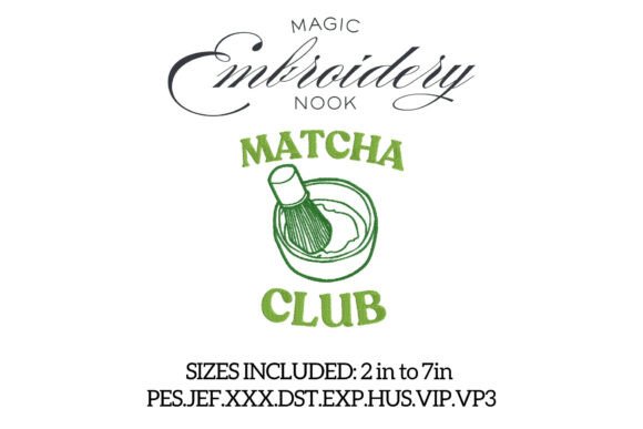 Cozy Matcha Club Embroidery Design Review