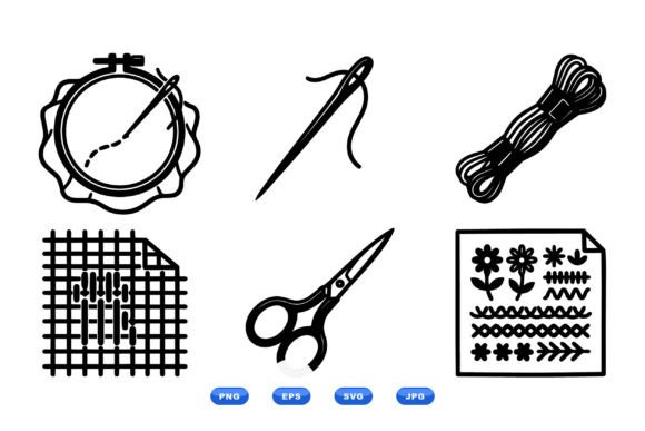 Hand Embroidery Icon Pack Review for Boutique Apparel