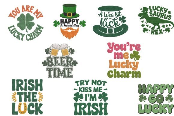 Lucky Irish St Patricks Embroidery Bundl Review