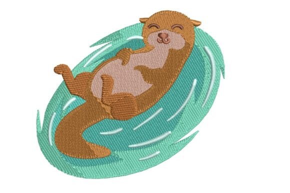 Playful Otter Embroidery Review for Business Use